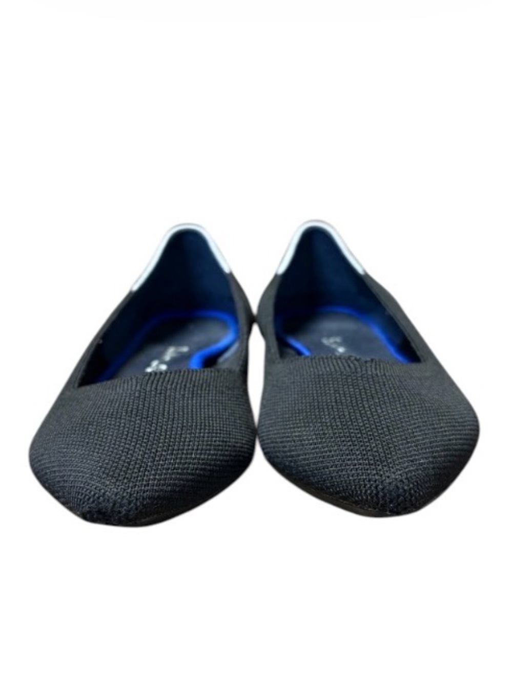 Rothy's The Point Ballet Flat Women's Size 9 Black Solid Knit Shoes Slip On - Picture 3 of 10
